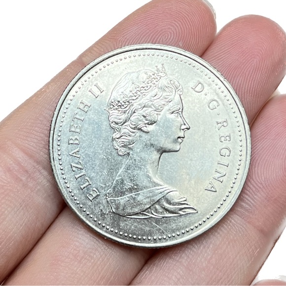 🎈$5 add on - 1985 CANADA DOLLAR - Elizabeth II - NICKEL. - Picture 2 of 6